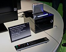 Sony TransferJet – Near Field Wireless Technology – Vorstellung auf der CES Las Vegas 2008 [Foto: Daniela Schmid]