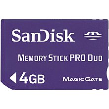 SanDisk MS PRO Duo 4 GByte