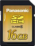 Panasonic 16 GB SDHC Pro High Speed Karte RP-SDV16GE1K [Foto: Panasonic]