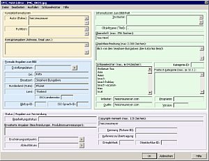 Der IPTC-Dialog der Bildverwaltung ThumbsPlus 7 bietet sämtliche Eingabe-Felder auf einen Blick [Foto: Heico Neumeyer]