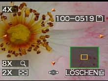 Panasonic Lumix DMC-FZ18 – Wiedergabelupe  [Foto: MediaNord]