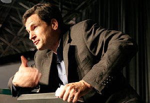 NY Times Kolumnist David Pogue in Aktion [Foto: Daniela Schmid]