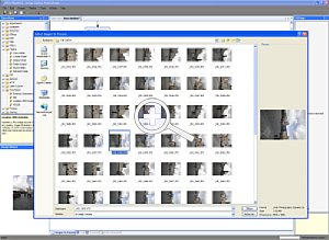 Das Programm mit dem Dateibrowser [Foto: Dr. Bernd Schäbler]