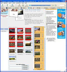 Fotokalender Pixum Bilderauswahl Miniaturfenster [Foto: MediaNord]