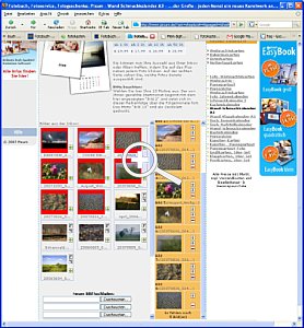 Fotokalender Pixum Bilderauswahl Miniaturfenster [Foto: MediaNord]