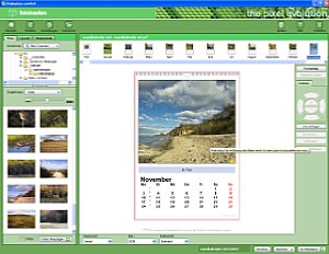 Fotokalender Fotokasten Bearbeitungsfenster [Foto: MediaNord]