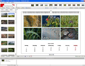 Fotokalender fotobuch.de Arbeitsfenster [Foto: MediaNord]