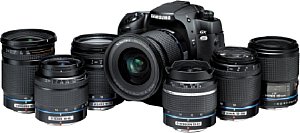 Samsung GX-20 mit Objektiven [Foto: Samsung]