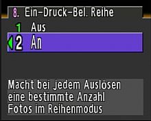 Pentax K20D - Ein-Druck-Belichtungsreihe [Foto: MediaNord]