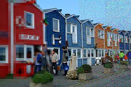 Zu wenig Pixel (links) sind schlecht, zu viele (rechts) aber auch, wie diese schematische Illustration zeigt [Foto: Dietmar Wüller]