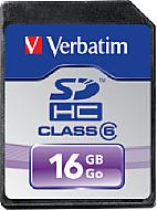 Verbatim SDHC 16 GB Class 6
 [Foto: Verbatim]