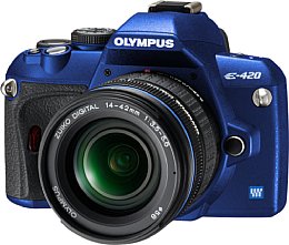 Olympus E-420 Royalblue [Foto: Olympus]