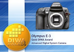 Diwa Award für Olympus E-3 [Foto: DIWA]