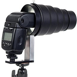 flash2softbox Adapter – Adapter mit Spotvorsatz [Foto: Sambesi Group]
