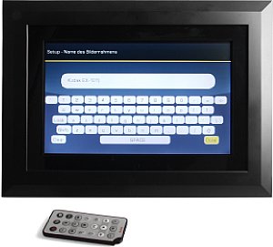 Kodak EasyShare EX 1011 Bilderrahmen Bildschirmtastatur [Foto: MediaNord]