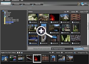 DxO Optics Pro Elite - Bildauswahl [Screenshot: MediaNord]