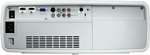 Rückseite des Sanyo PLV-Z700 [Foto: Sanyo]