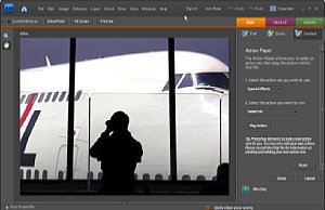Ganz offiziell spielt Photoshop Elements jetzt auch gespeicherte Befehlsfolgen aus Photoshop-Vollversionen ab. [Foto: Heico Neumeyer]
