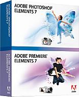 Adobe Photoshop Elements 7 und Premiere Elements 7 Boxshot [Foto: Adobe Systems]