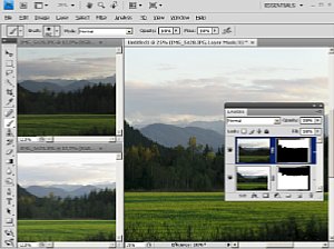 Der Befehl «Ebenen automatisch überblenden&raquo; erzeugt auch HDR-Montagen, die sich durch Maskenretusche leicht verfeinern lassen. [Foto: Heico Neumeyer]