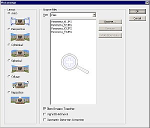Neue Überblend-Möglichkeiten bietet der Photomerge-Dialog in Photoshop CS4 [Foto: Heico Neumeyer]