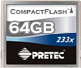 Pretec CF-Karte 233x 64 GB [Foto: Pretec]