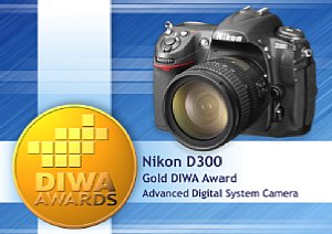 DIWA Gold Award für die Nikon D60 [Foto: DIWA]