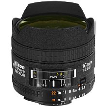 Nikon 16 mm 2.8 AF D Fisheye