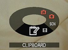 Panasonic Lumix DMC-FX37 – Clipboard-Modus [Foto: Yvan Boeres]