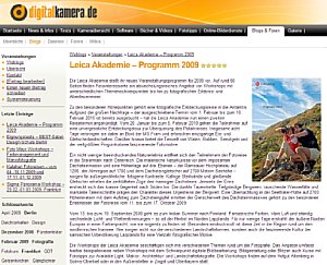 Blog &raquo;Veranstaltungen« [Foto: MediaNord]