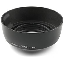 Canon ES-62 mit Adapter Gegenlichtblende