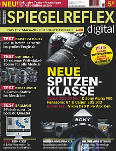 Spiegelreflex digital&nbsp;Gesamtinhalt&nbsp;Spiegelreflex digital 06/2008