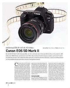 DigitalPhoto&nbsp;Kamera-Einzeltest&nbsp;Canon EOS 5D Mark II