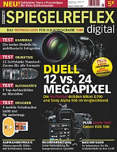 Spiegelreflex digital&nbsp;Gesamtinhalt&nbsp;Spiegelreflex digital 01/2009