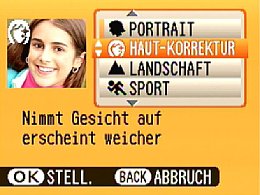 Fujifilm FinePix F200EXR – Motivprogrammauswahl [Foto: MediaNord]
