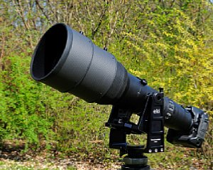 Teleschwenker PRO von eki mit Nikon D2x und Nikkor 200-400 mm F4 [Foto: eki-foto] 