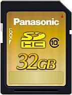 Panasonic SD-Speicherkarte Gold Class 10 32 GB [Foto: Panasonic]