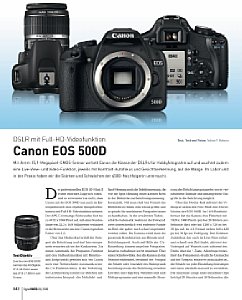 DigitalPhoto&nbsp;Kamera-Einzeltest&nbsp;Canon EOS 500D