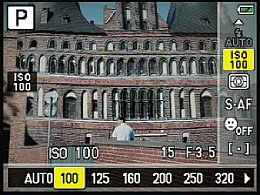 Olympus Pen E-P1 – Schnellmenü [Foto: MediaNord]