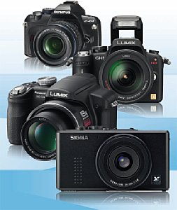 DigitalPhoto&nbsp;Kamera-Vergleichstest&nbsp;Systemvergleich: E-450, GH1, FZ28 und DP2