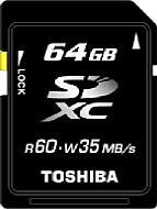 Toshiba SDXC-Karten 64 GB [Foto: Toshiba]