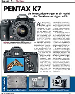 Spiegelreflex digital&nbsp;Kamera-Einzeltest&nbsp;Pentax K-7