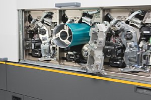 Druckmaschine SE3600 Zylinder von Kodak [Foto: myphotobook]