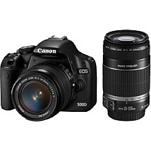 Canon EOS 500D mit 18-55 IS + 55-250 IS