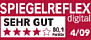 Spiegelreflex digital 4/09 sehr gut 80,1 Punkte