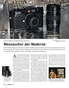 DigitalPhoto&nbsp;Kamera-Einzeltest&nbsp;Leica M9 mit Vollformatsensor