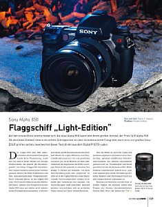 DigitalPhoto&nbsp;Kamera-Einzeltest&nbsp;Sony Alpha 850
