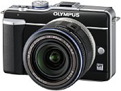 Olympus Pen E-PL1 schwarz mit 14-42 mm 1:3.5-5.6 ED M schwarz