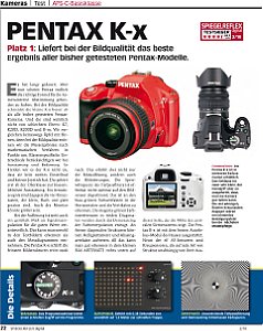 Spiegelreflex digital&nbsp;Kamera-Vergleichstest&nbsp;Pentax K-x tritt gegen die Sony Alpha 450 an