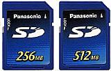 Panasonic SD 256 MByte und SD 512 MByte [Foto: Panasonic] [Foto: Foto: Panasonic]